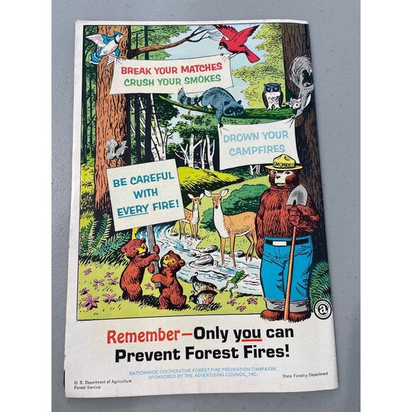 Western Publishing The True Story Of Smokey Bear Comic Vintage 1960, 1964, 1969 - Picture 7 of 7